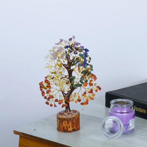 Seven Chakra M Seal Crystal Bonsai Money Tree